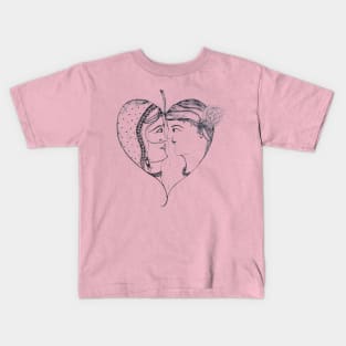 Eternal Love: Radha Krishna Kids T-Shirt